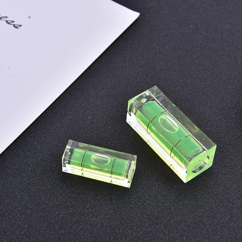 2/4 шт. фонограф высокой точности спиртовой уровень бусин акриловый круглый мини