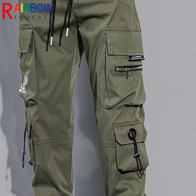 Брюки-карго Rainbowtouches мужские дышащие модные штаны Удобные однотонные