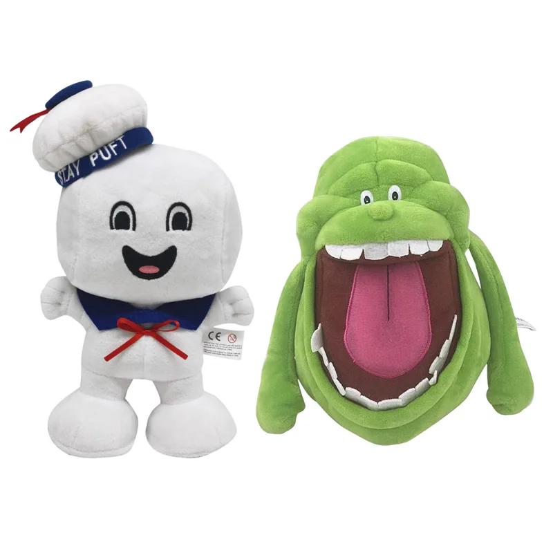 

Green Ghostbusters Cartoon Plush Toy Ghost Stuffed Doll Green Monsters Plush Doll Cute Ghost Stuffed Doll Children Kids Toys