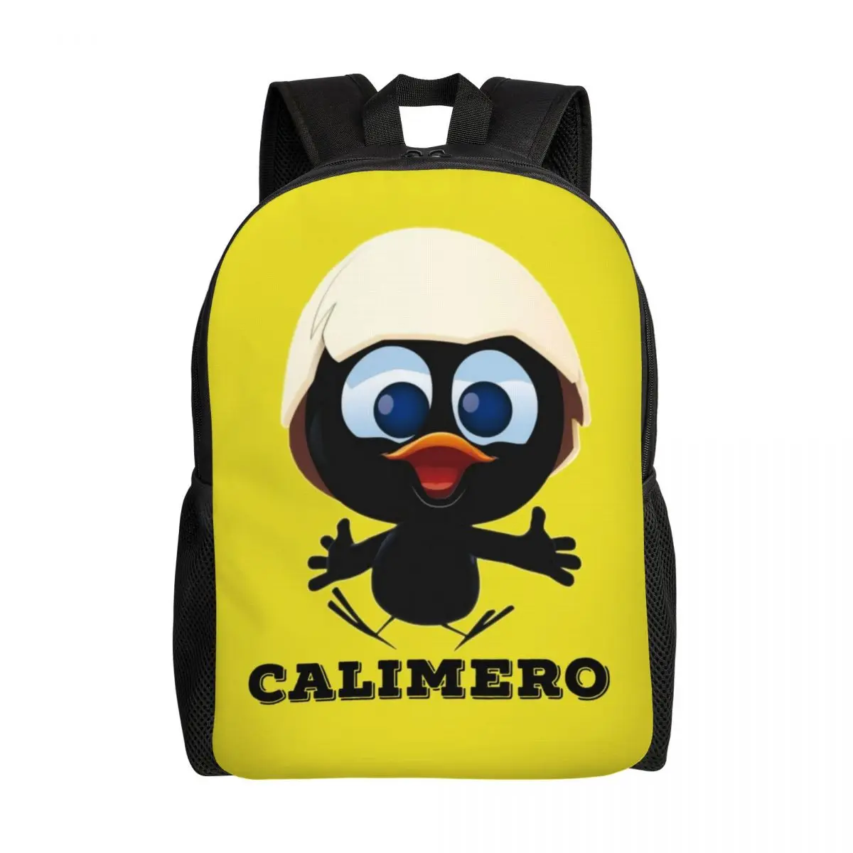 Рюкзаки с милым мультяшным цыпленком Calimero для женщин и мужчин водонепроницаемая