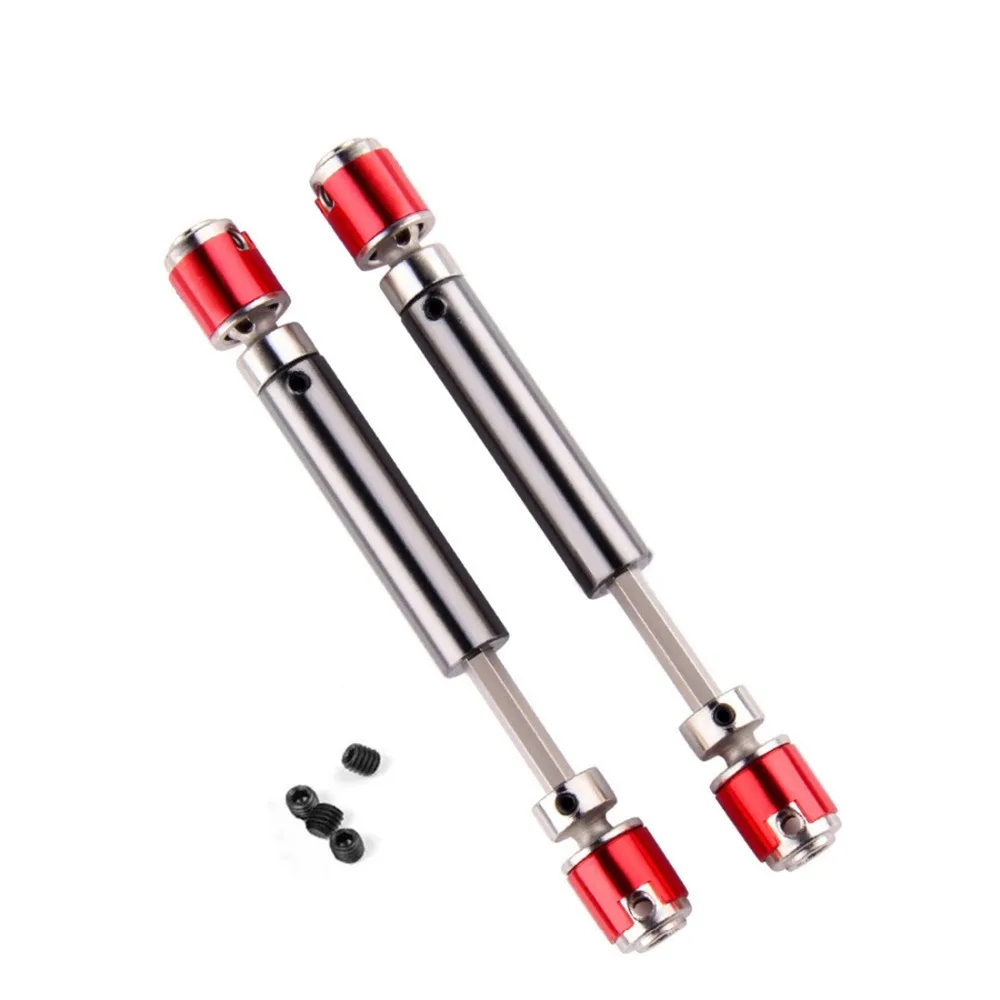 

1pair Metal CVD Drive Shaft 110-150mm For 1/10 RC Rock Crawler Axial SCX10 90046 Metal Relescopic Drive Shaft