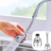 2 styles of faucet anti splash head extension water sprinkler water saving rotary filter nozzle for kitchen household items
