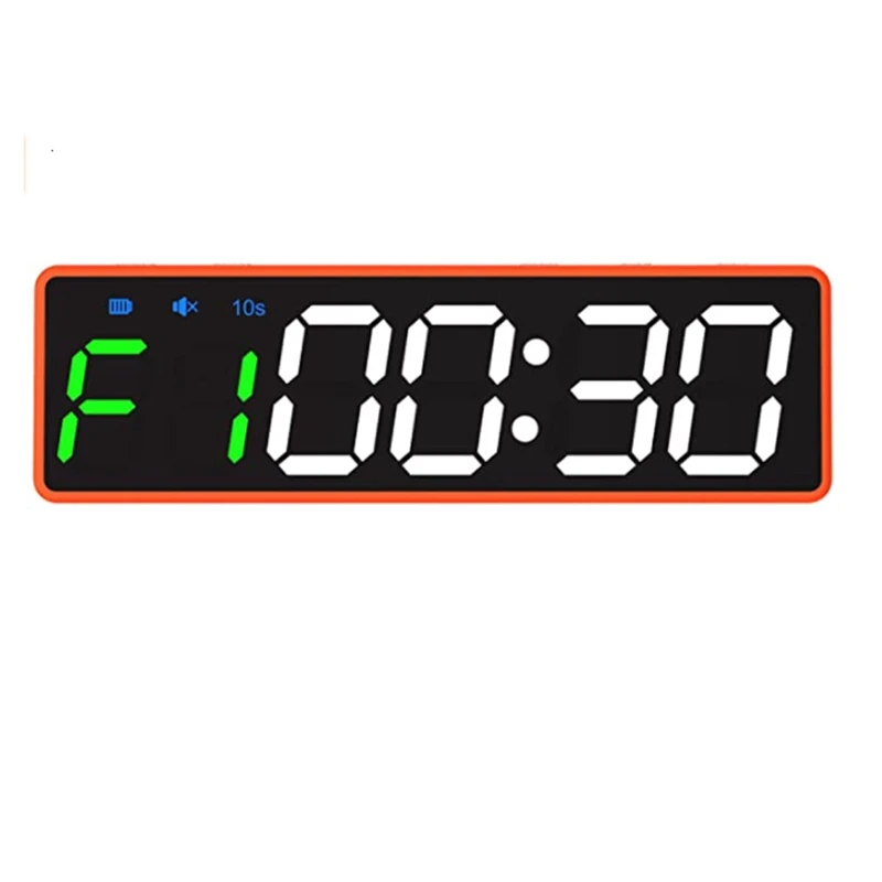 

Mini Gym Timer Clock, Magnetic LED Interval Timer, Long Stand-By Battery Powered Gym Wall Clock