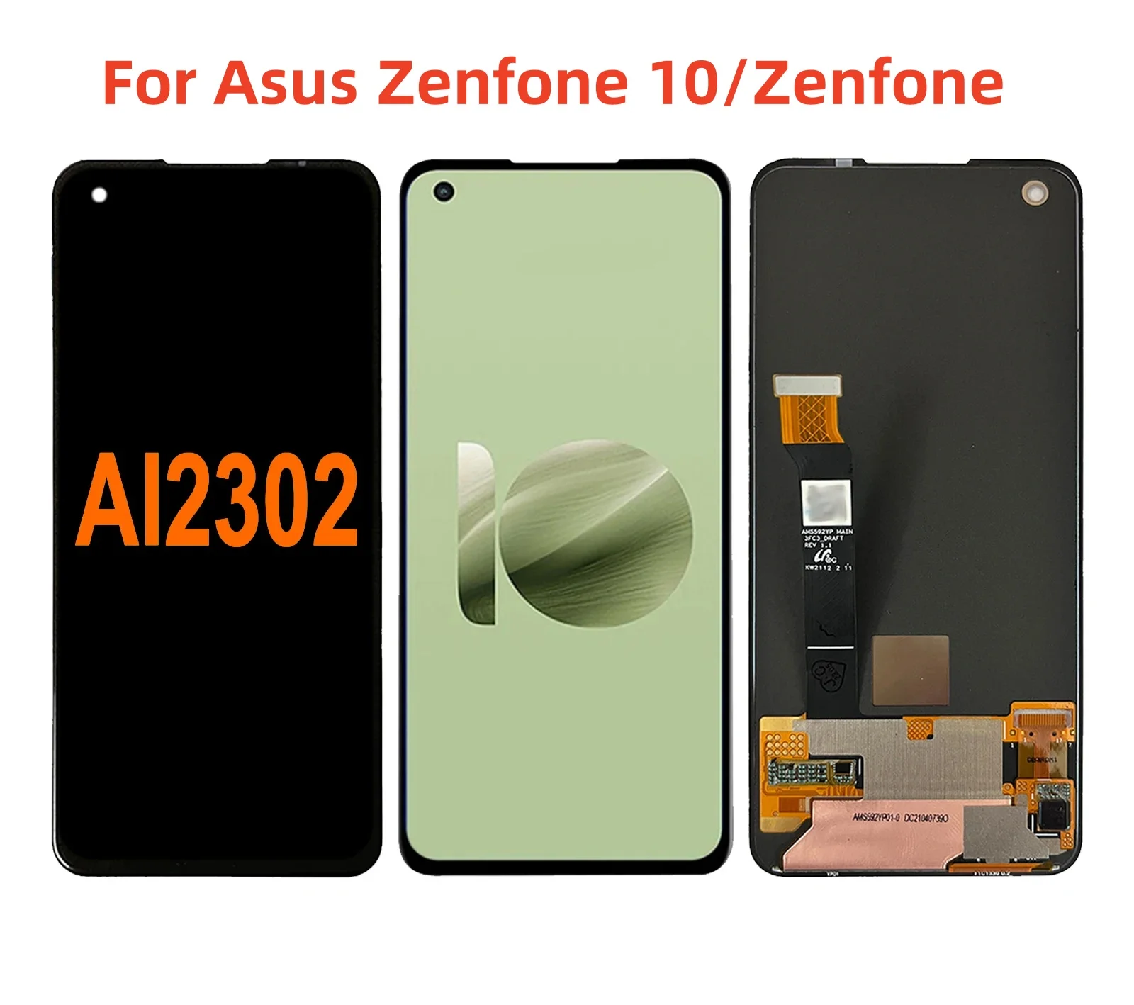 ЖК-дисплей AMOLED для Asus Zenfone 10/Zenfone 10z AI2302 сенсорный экран с цифровым