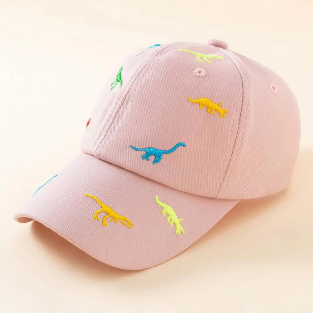 

Детская кепка с милым мультяшным рисунком, эластичная детская бейсболка с динозавром для младенцев, для повседневной носки
