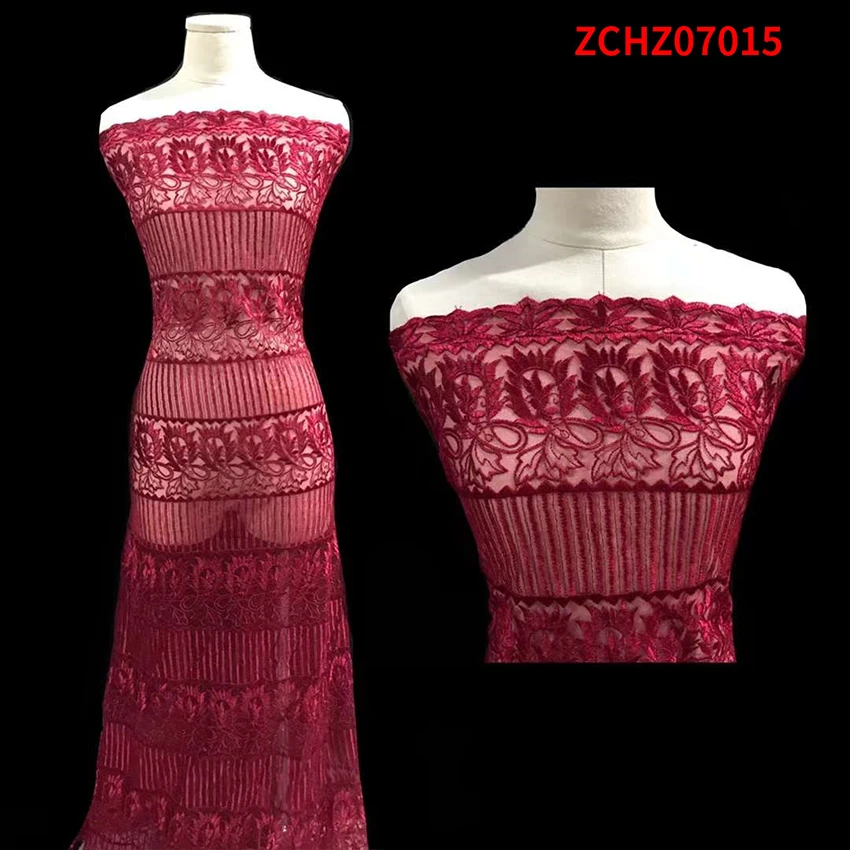 Женская кружевная ткань с вышивкой модель ZCHZ07015 b |