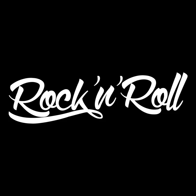 

Виниловая наклейка в стиле рок-н-ролл, автомобильная наклейка, водостойкий автодекор на бампере, заднее окно, ноутбук, выберите размер # 10810