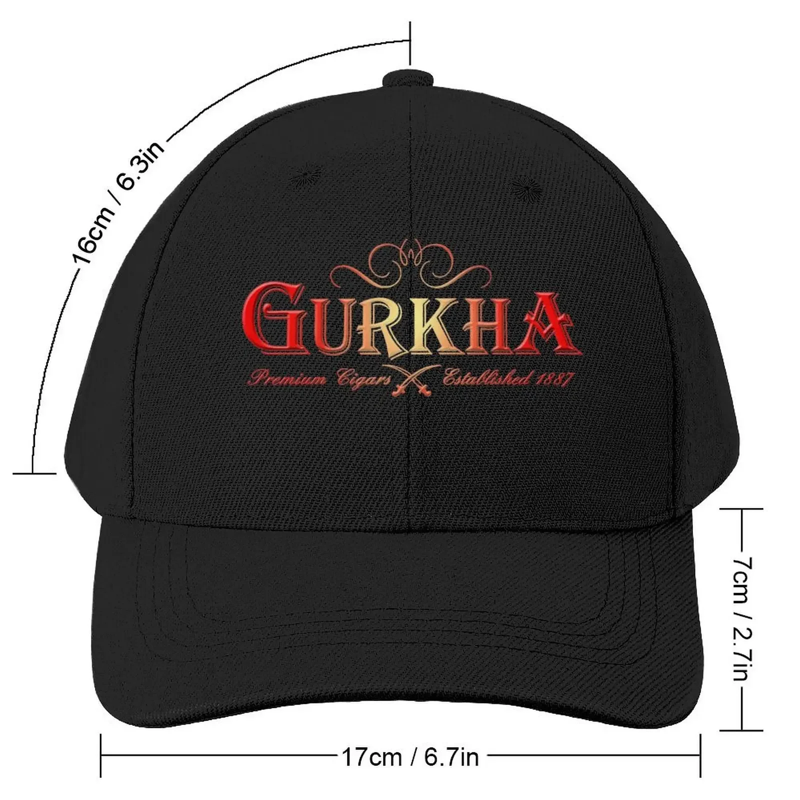 Gurkha cigars бейсболка из полиэстера
