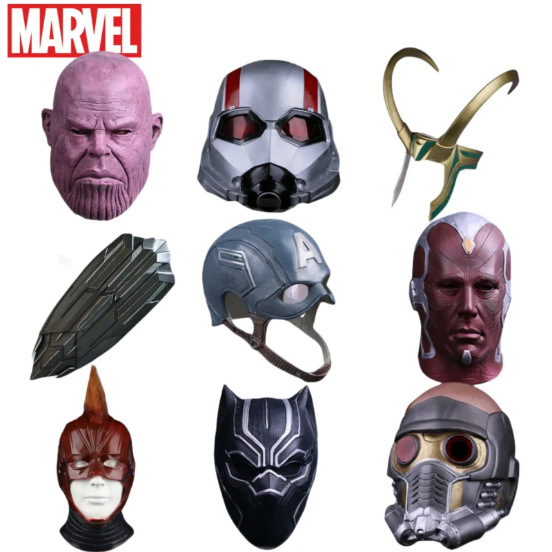 

Movie Marvel Avengers Captain America Thanos Personalized Creative Cosplay Mask Party Headgear Performance Props Christmas Gift
