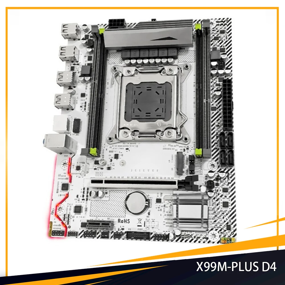 

X99 X99M-PLUS D4 для JINGYUE DDR3 128GB LGA 2011-V3 PCI-E 3,0 Micro ATX материнская плата для настольного компьютера, оригинальное качество