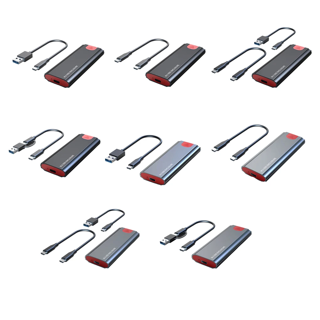 

M 2 NVMe SSD, корпус для жесткого диска, легкий мобильный жесткий диск