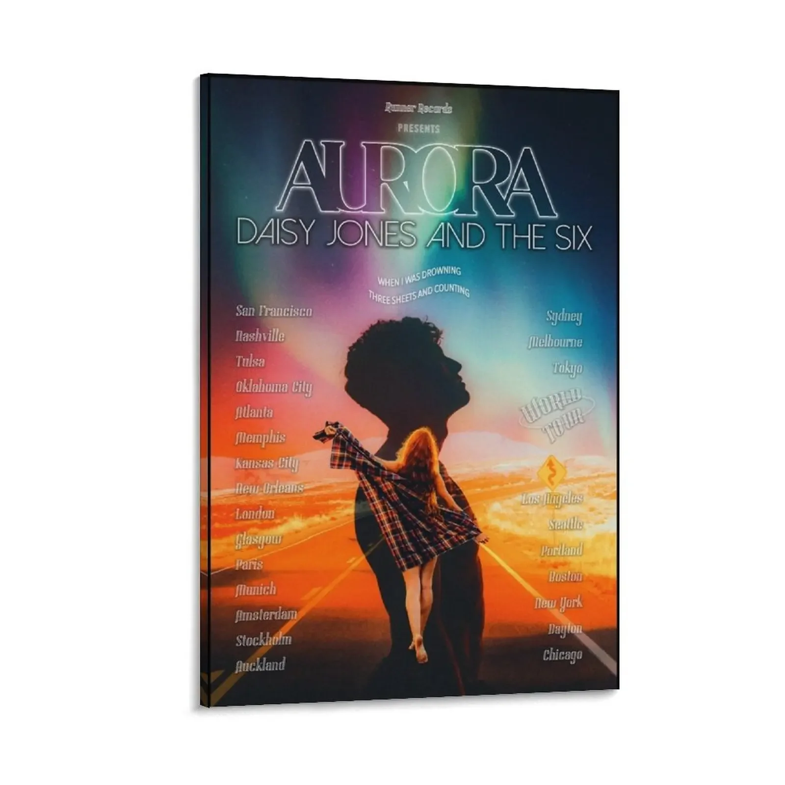 Печать на холсте AURORA WORLD TOUR - DAISY JONES AND THE SIX