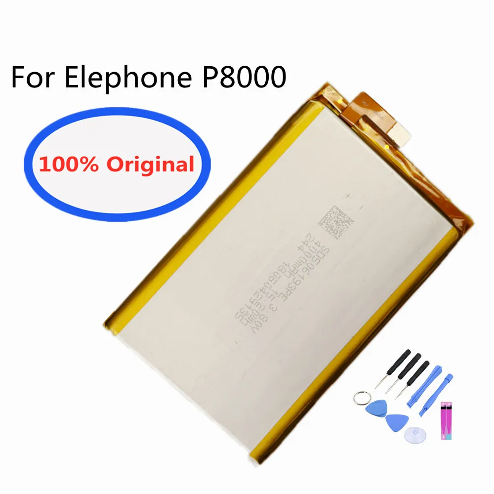 

Новый оригинальный аккумулятор Elephone для Elephone P8000 4165 мАч, Сменные Аккумуляторы для смартфона, аккумулятор + Инструменты