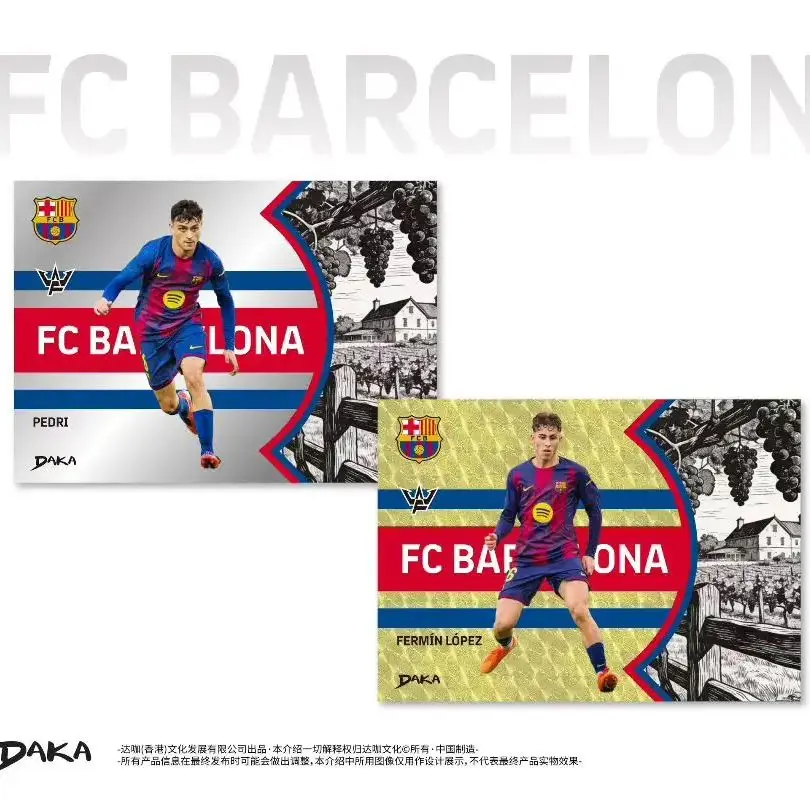 НОВИНКА: Оригинальная коллекционная карточка серии финальных свистков Daka FC Barcelona 2026 года с автографами Ямаля, Месси, Роналду – подарки, футбольная атрибутика (art.: 3920db21852f2) - 3920db21852f2