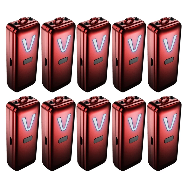

10X Personal Wearable Air Purifier Necklace Mini Portable Air Freshener Ionizer Negative Ion Generator Red