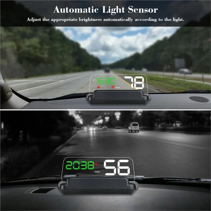 

HUD T900 Car Smart Digital Instrumentation Windshield Speedometer EOBD Projector Digital Accessories for All Cars