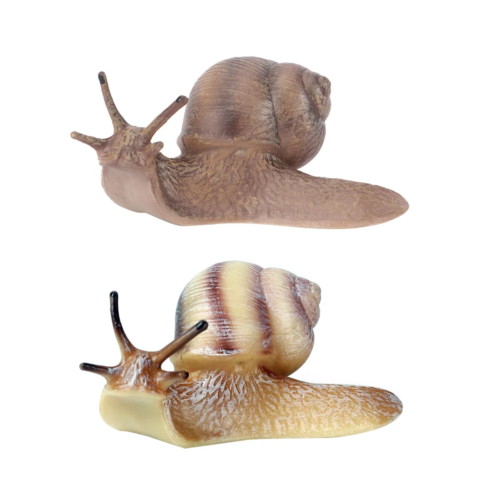 

Snail Ornament Landscape Figure Miniature Mini Garden Birthday Animal Terrarium Cake Micro Topper Animals Plasticdecorarions