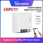 Умный выключатель Sonoff Zigbee, беспроводной мини-переключатель с дистанционным управлением, работает с Alexa, Sonoff, Zigbee
