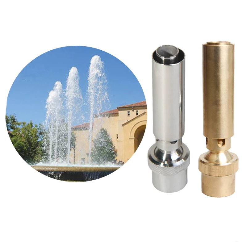 3/4" 1" 1.5" Air-Blended Bubbling Jet Fountain Nozzles Spray Head For Garden Pond