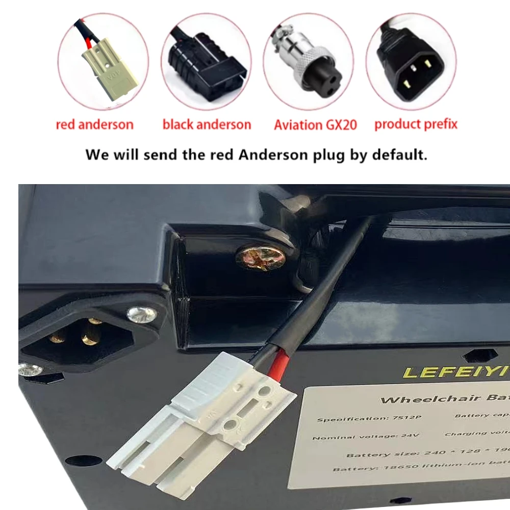 Литиевая батарея для электрического велосипеда 24 В 30 Ач