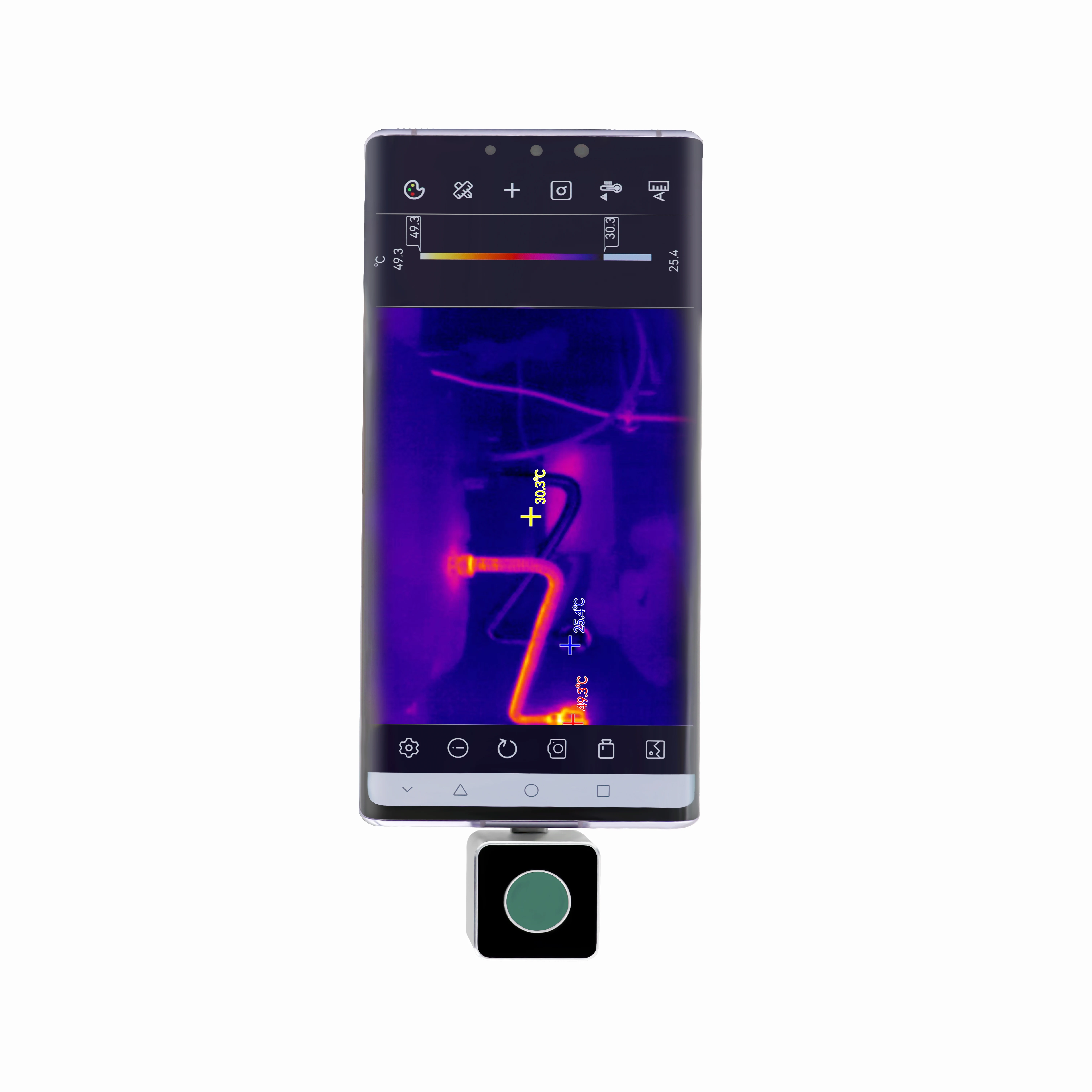 

Тепловизор, Инфракрасный Тепловизор для Android 256x192 пикселей, HD промышленный тепловизор