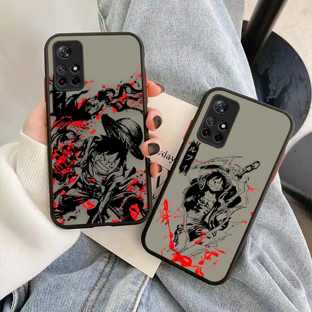 Cartoon O-One-e P-Piece Comic Cover Shockproof Phone Case For Redmi NOTE 11 4G 10 5G 9 9T 9S 8 7 6 5 4 3 2 K20 K30 K40 PRO Case