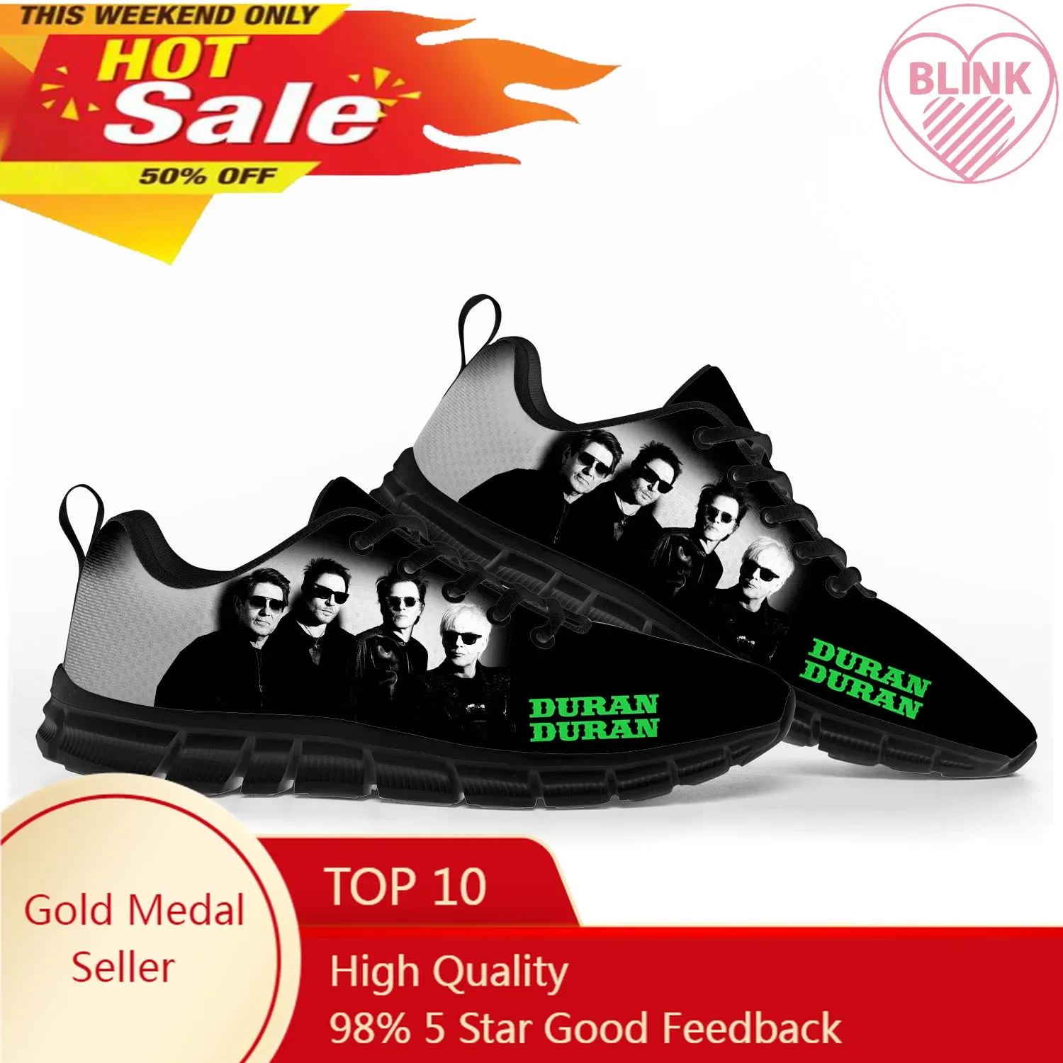 

Танцевальная рок-группа Duran, модная спортивная обувь для мужчин, женщин, подростков, детей, детские кроссовки, индивидуальная Высококачественная обувь для пар