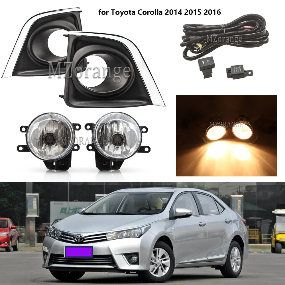 LED/Halogen Nebel Lichter scheinwerfer für Toyota Corolla 2014 2015 2016 nebelscheinwerfer scheinwerfer nebel licht Nebel lampen DRL foglight