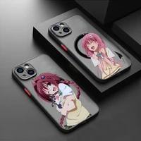 to love ru darkness anime phone case transparent magsafe magnetic magnet for iphone 13 12 11 pro max mini wireless charging
