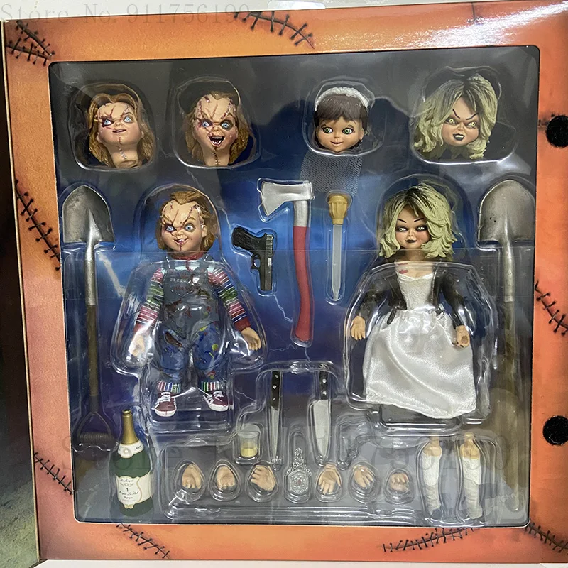 NECA Bride of Чаки Ultimate и Тиффани ПВХ экшн-фигурка Коллекционная модель игрушка -