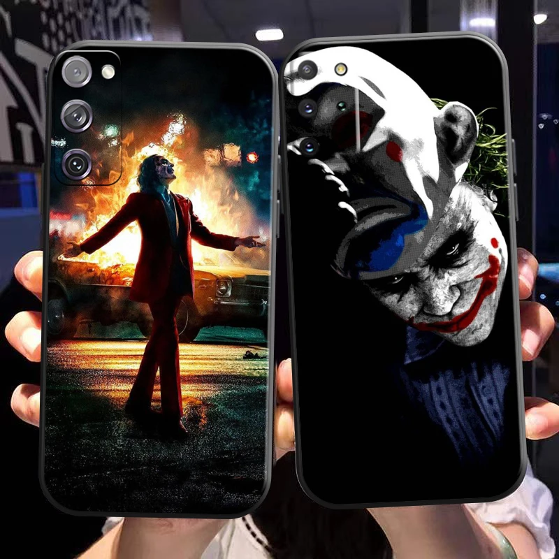 

Marvel Bat-Man Joker Clown Phone Case For Samsung Galaxy S22 S21 S20 S10 10E S9 Plus S22 S21 S20 Ultra FE 5G Back