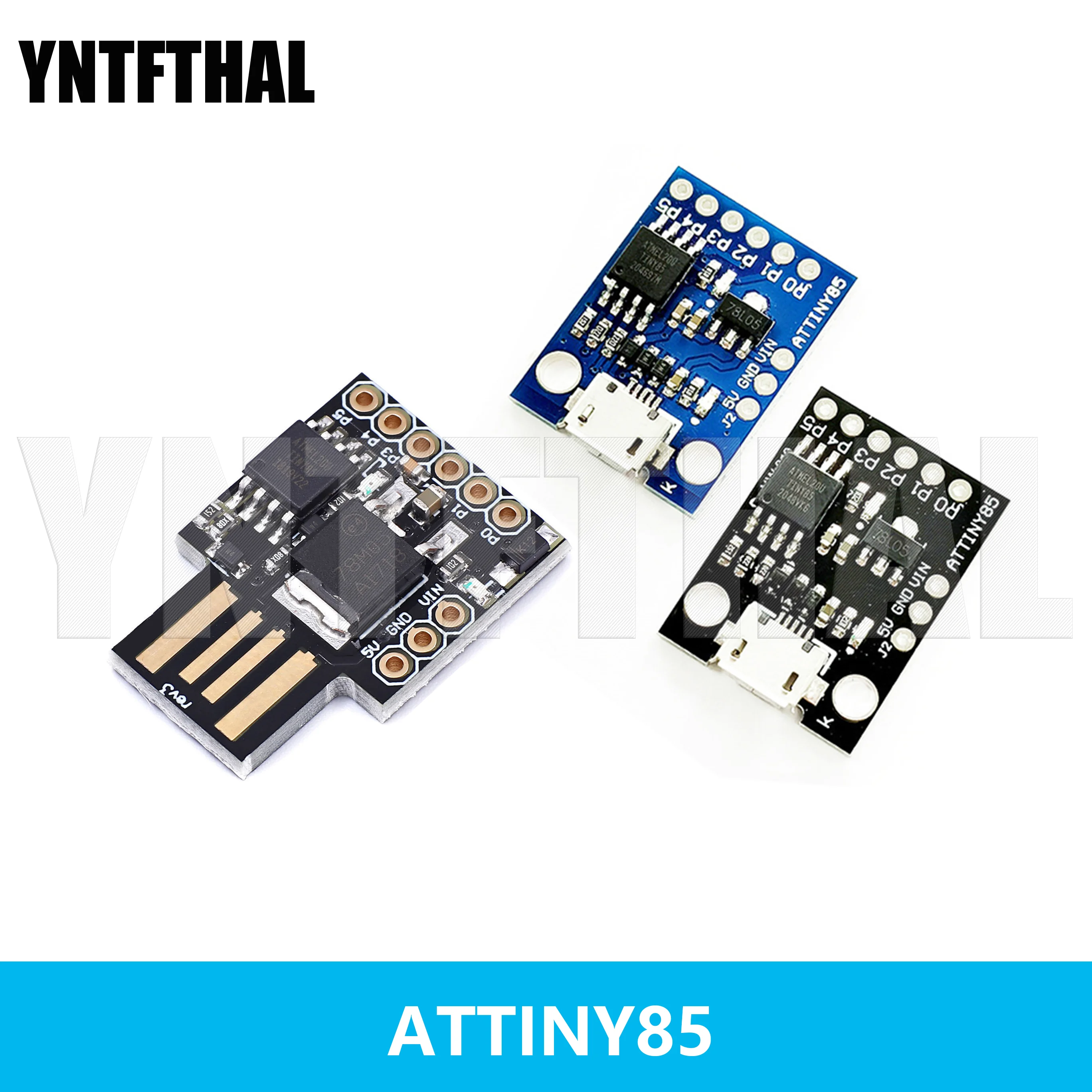 Blue Black TINY85 Digispark Kickstarter Micro Development Board ATTINY85 module for Arduino IIC I2C USB