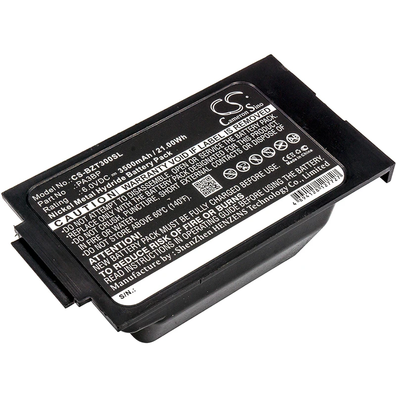 

CameronSino Battery for Bullard PA30 PAPR Tri-Filter 3500mAh / 21.00Wh PA3BP