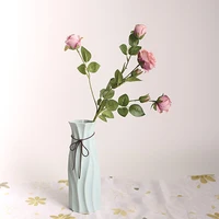 silk with stem arrangement artificial rose 6 heads wedding party home decor