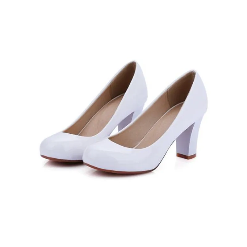 Female Pumps Nude Shallow Mouth Women Shoes Fashion Office Work Wedding Party Shoes Ladies High Heels Woman High Quality 31-47