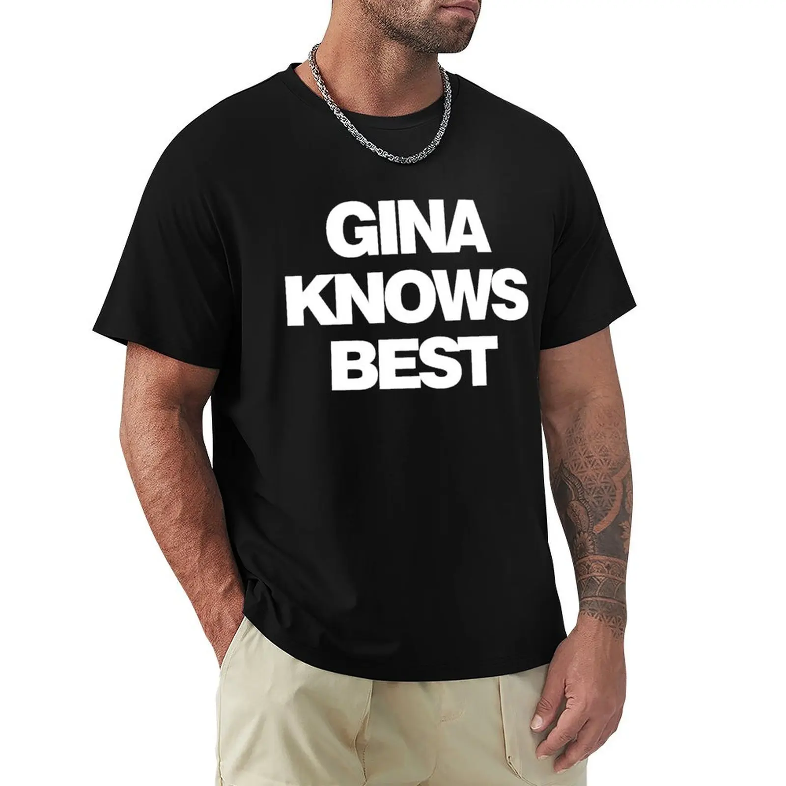 Футболка Gina Knows Best футболки с рисунком винтажные мужские