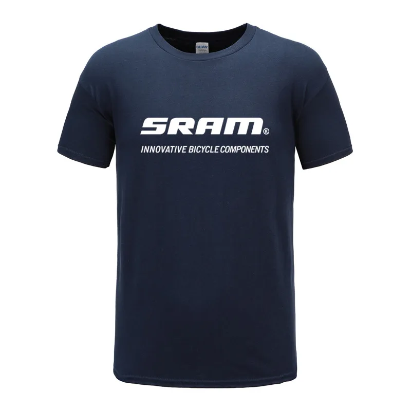

Men's Powered By Sram Logo Bicycle Vintage Free Shipping MEN T-SHIRT 100% Cotton Men Clothing Breathable Male Slim Fit T Shirt