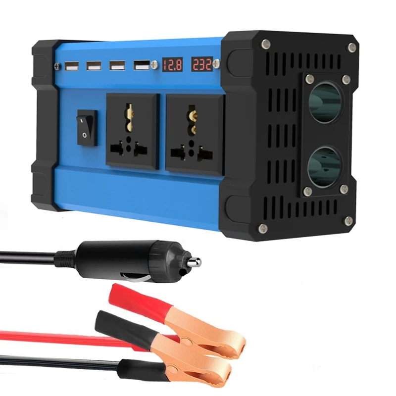 

4000W Car Power Inverter Digital LED Display DC 12V To AC Modified Sine Wave Converter With 4 USB Port