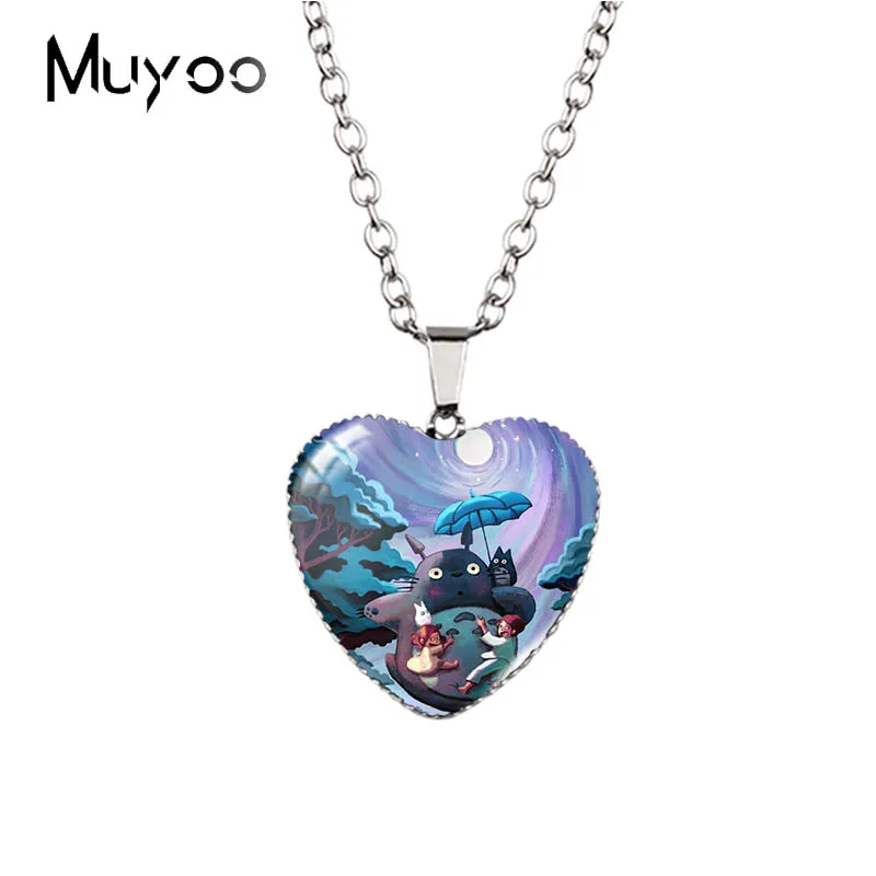 Новое поступление 2022 ожерелье с изображением мультяшного Тоторо кошки автобуса