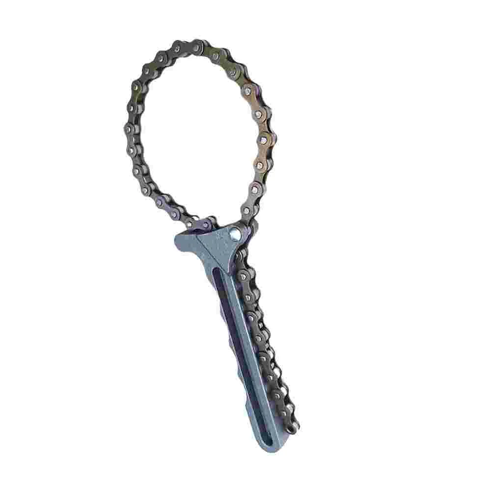 

Портативный ручной инструмент брелок Тип ключа двигатель топливные фильтры рукоятка приводной цепной ключ трубные фитинги гаечный ключ
