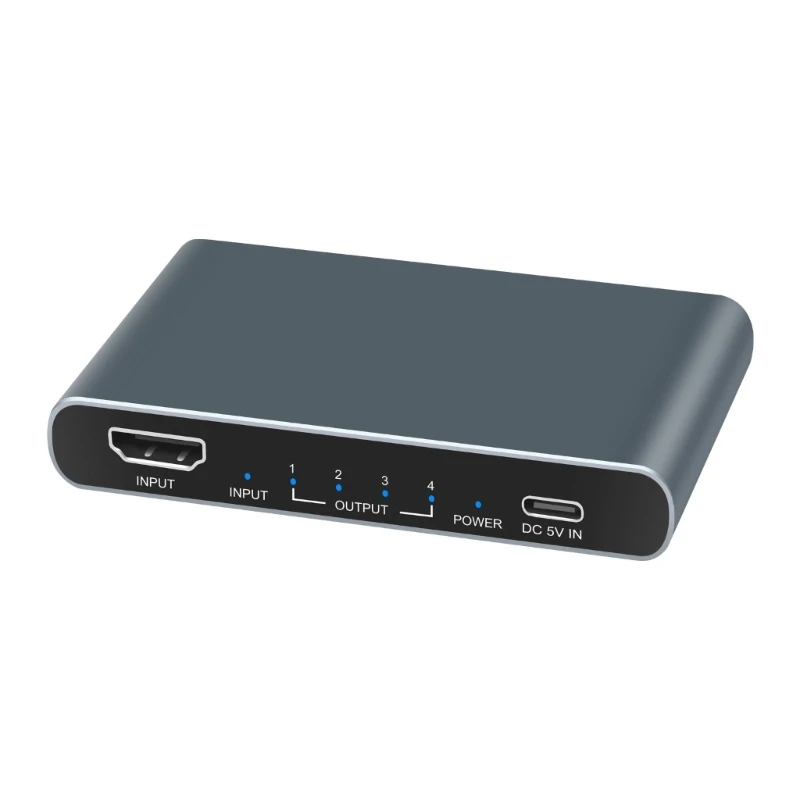 

Сплиттер R58A 1x4, сплиттер видео 4K 1 в 4 для HDTV DVD