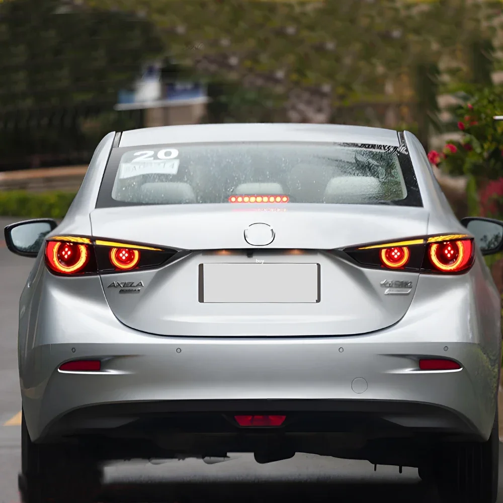 Для Mazda 3 Axela 2014-2018 автоматические задние фонари в сборе, обновление автомобильных светодиодных задних фонарей, мигающий сигнальный светильник, инструменты, аксессуары (art.: 3920d0fa7abb6) - 3920d0fa7abb6