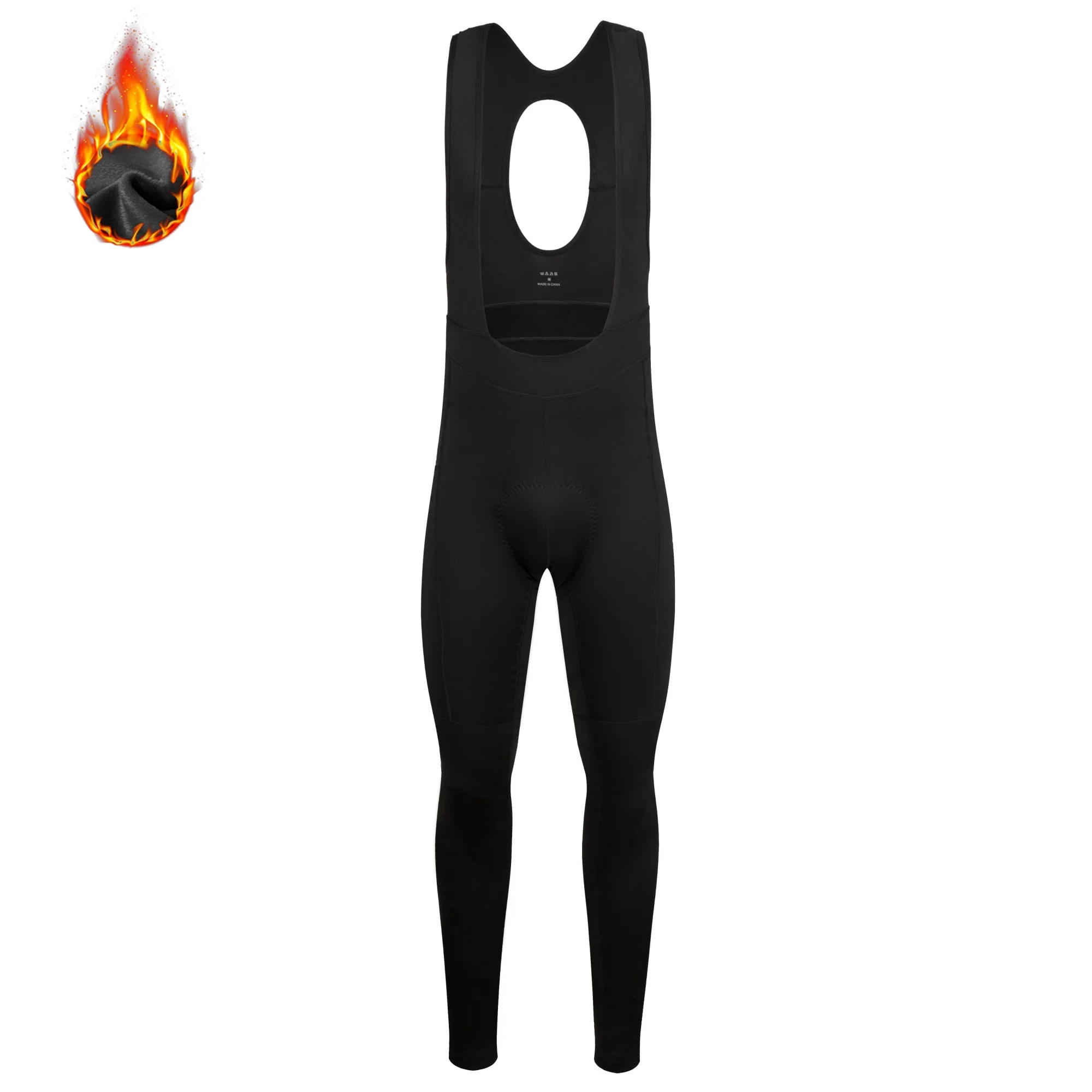 

Rsantce 2022 Winter Fleece Thermal Men Cycling Long Bib Pants Tights Pad Warm Cycling Bib Trousers Mountain Bike Pants