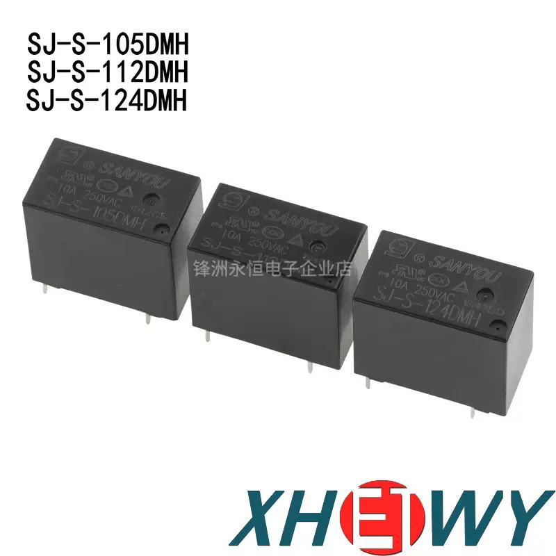 Фото SJ-S-105 112 124DMH 5V12V24V 10A 250V 4-контактное нормально разомкнутое реле SJ-S-105DMH SJ-S-112DMH SJ-S-124DMH №1
