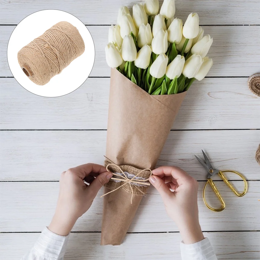 

1 Roll Decorative Hemp Ropes Packaging Hemp Ropes Handworked Craft Ropes