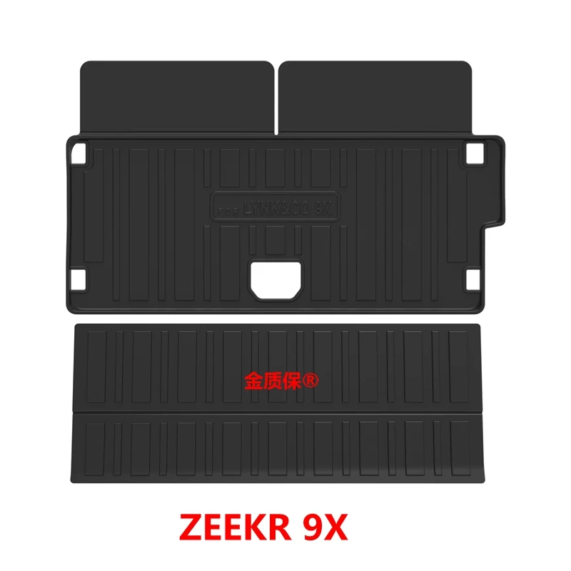 Фото Использование для автомобильного ковра ZEEKR 9X Коврик для пола ZEEKR 9X AllWeather Коврик для багажника ZEEKR 9X Полный комплект отделки к водонепроницаемому напольному коврику ZEEKR 9X №3