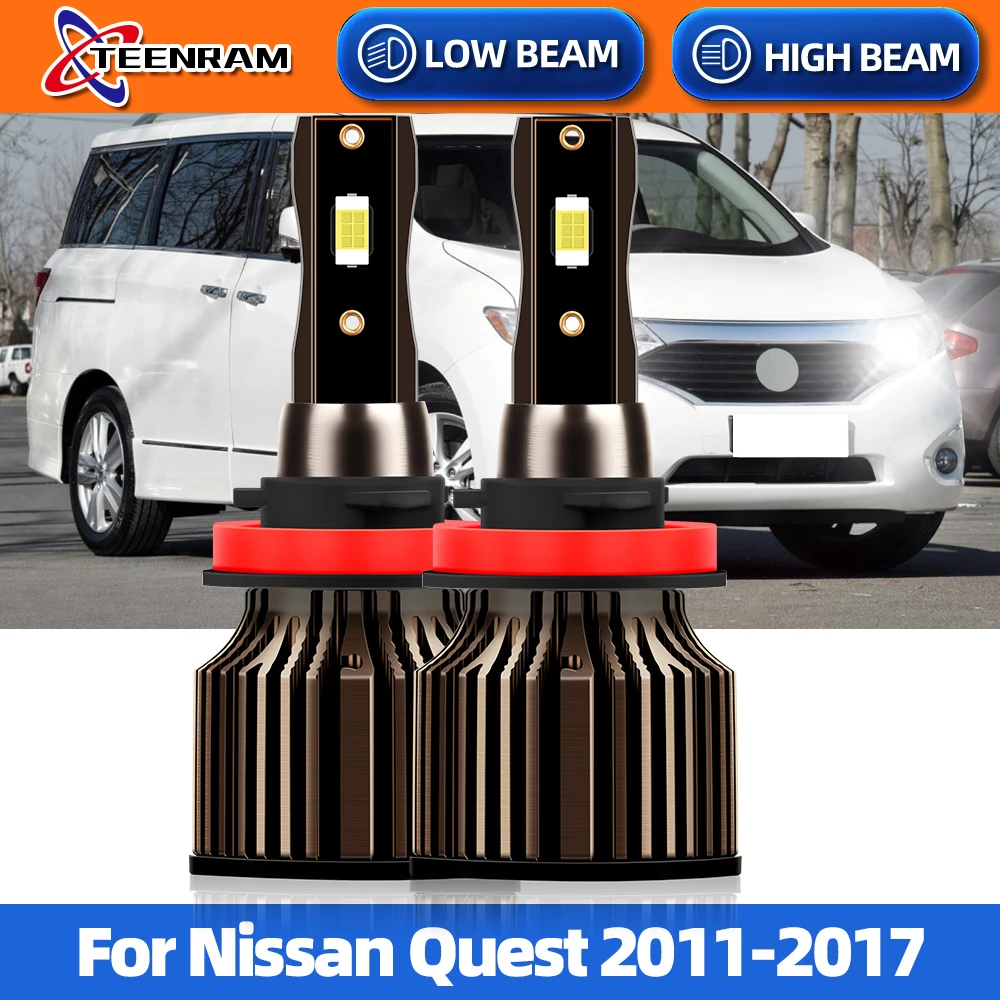 

120W LED Car Headlight Bulb H11 HB3 9005 20000LM Auto Headlamp 6000K Light For Nissan Quest 2011 2012 2013 2014 2015 2016 2017
