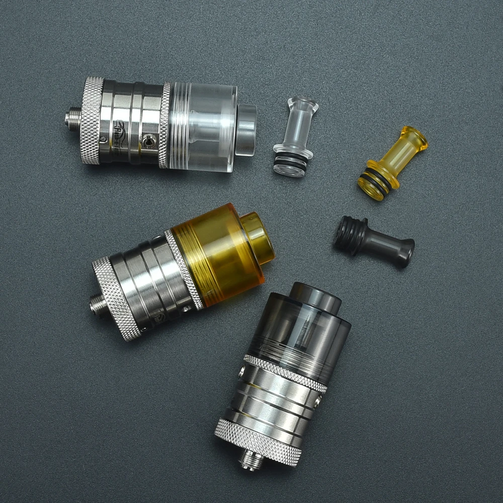 

Steam Tuners bellcap pc pei With Drip Tip for flash e vapor v4.5s rta 23mm Tank Replacement 2.5ml 3.5ml 5.5ml Vape Accessory