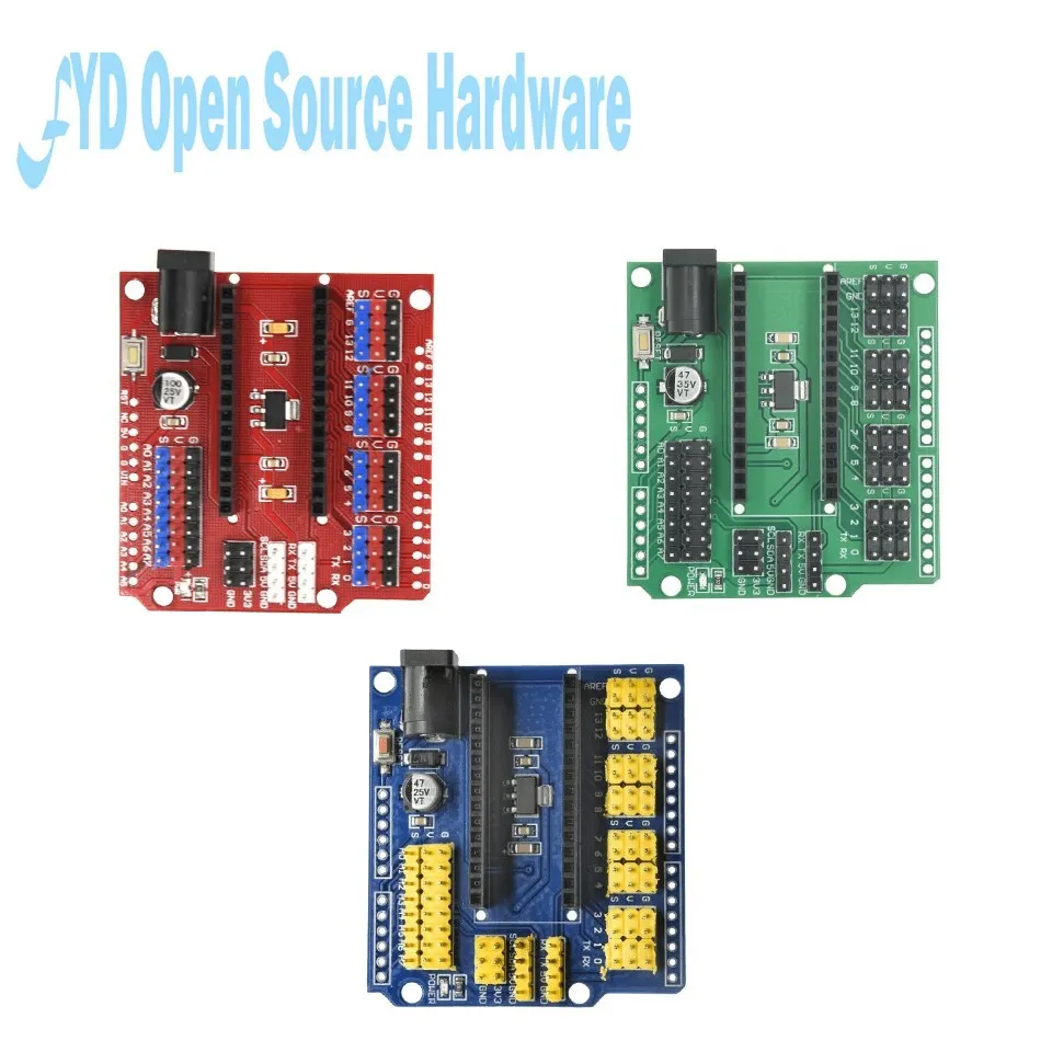 Детская многофункциональная Плата расширения NANO UNO Shield для электрического микроконтроллера «сделай сам» Детская многофункциональная Плата расширения NANO UNO Shield для электрического микроконтроллера «сделай сам»