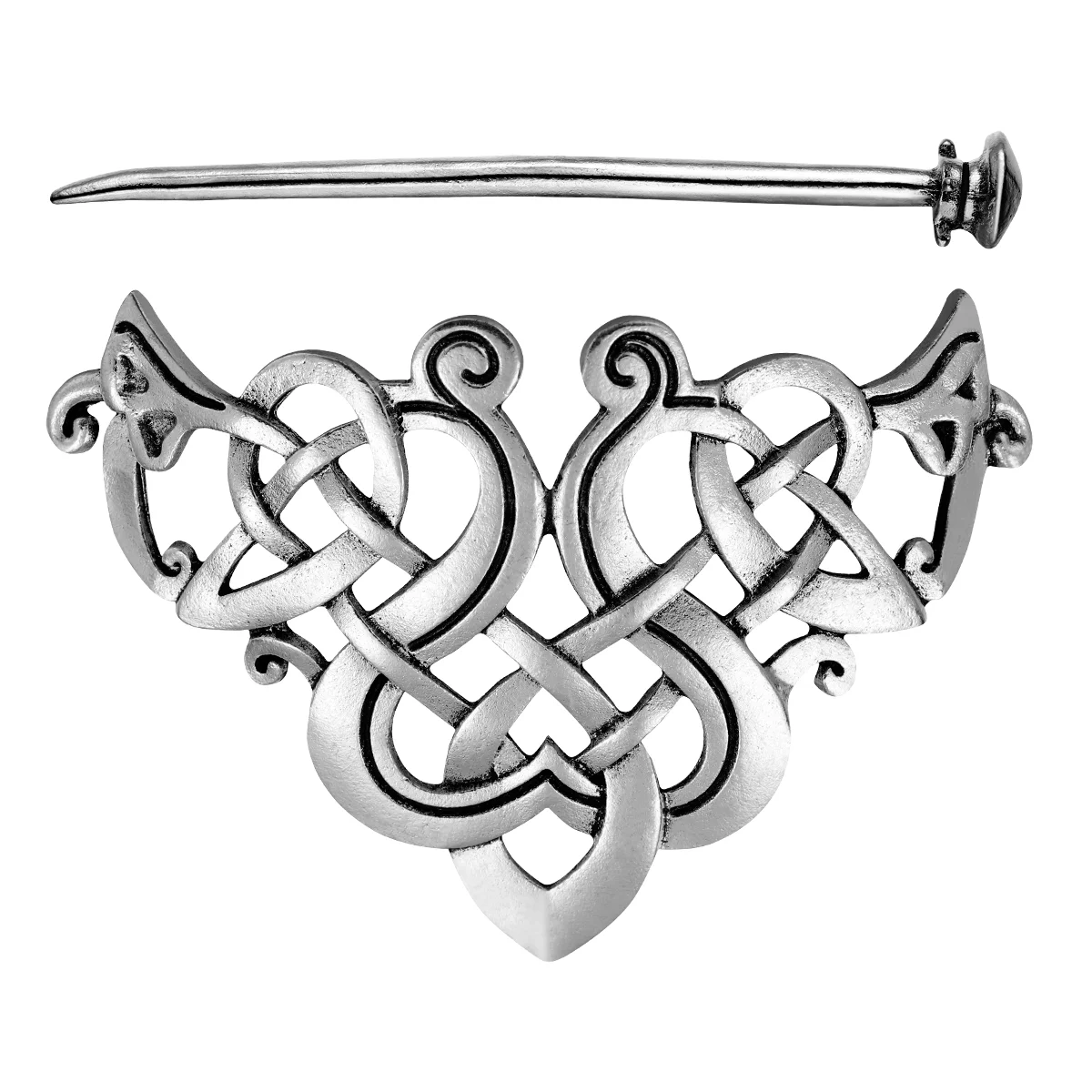 

Celtic Hair Accessories Vintage Women Hairpins Viking Clipsstick Jewelry Metal Knot